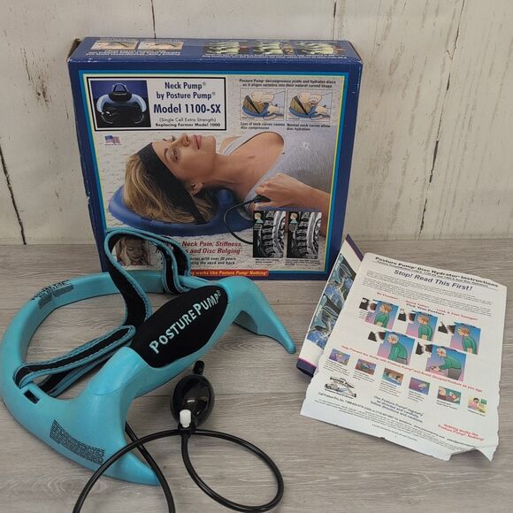 Posture Pump Professional Model 1100-SX Neck Exerciser Cervical Disc USA Made - Picture 1 of 6